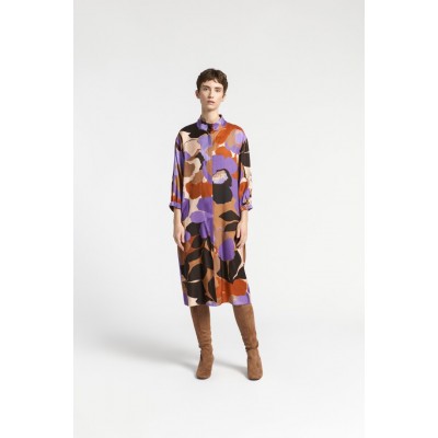 Xandres - KOLAMA 61146-01-6305 - Middellange jurk met bloemenprint